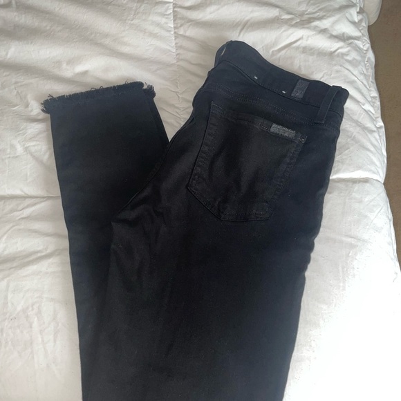7 for all mankind black jeans - Picture 3 of 5